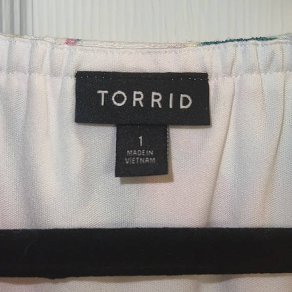 NWOT- WHITE TROPICAL GAUZE SHIRRED HEM MAXI DRESS - size 1 - Picture 8 of 8